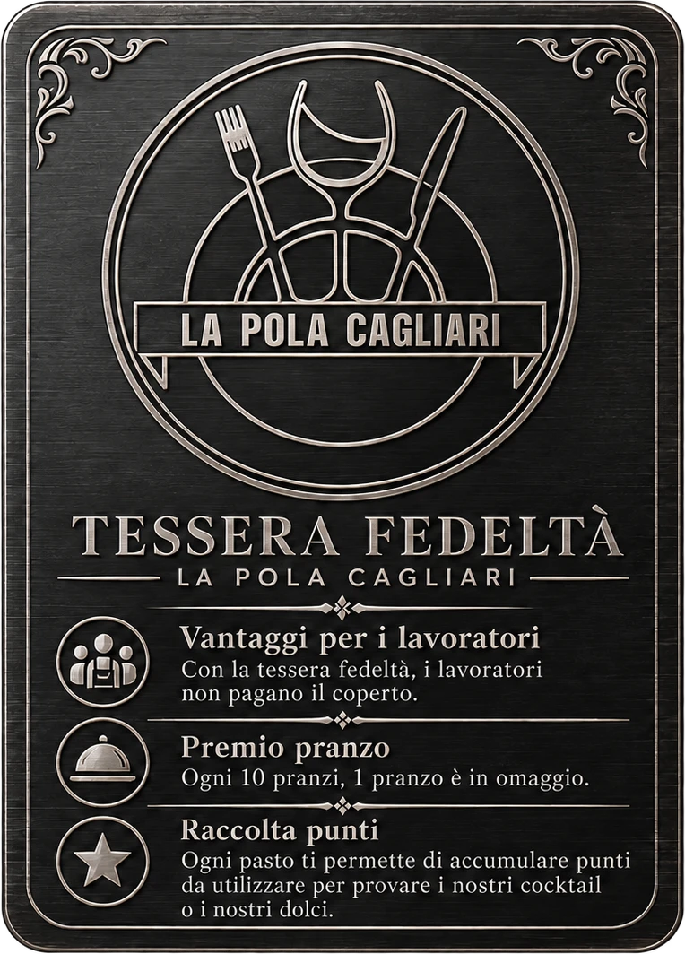 Tessera fedeltà La Pola Cagliari